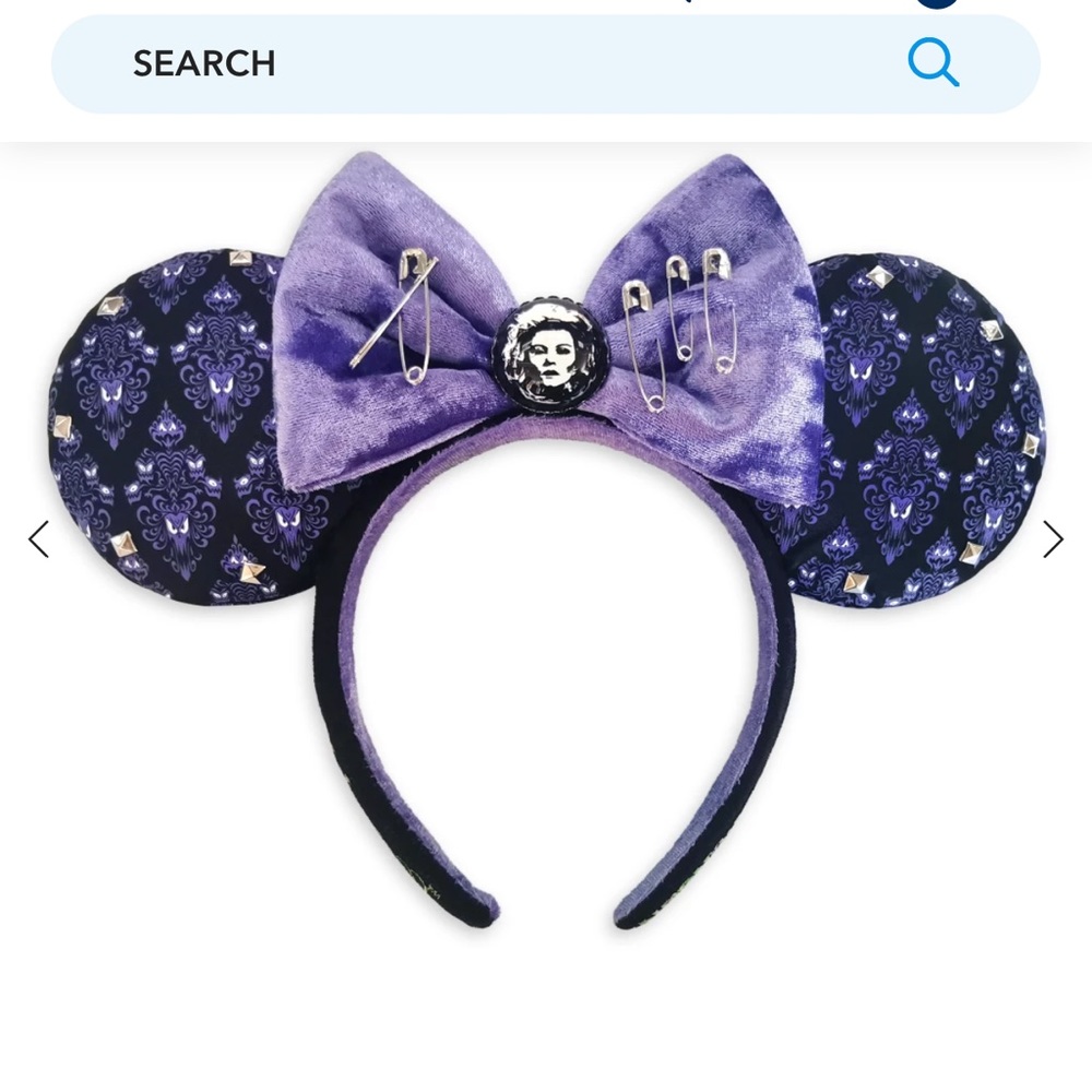 The Haunted Mansion Minnie Mouse Ear Headband